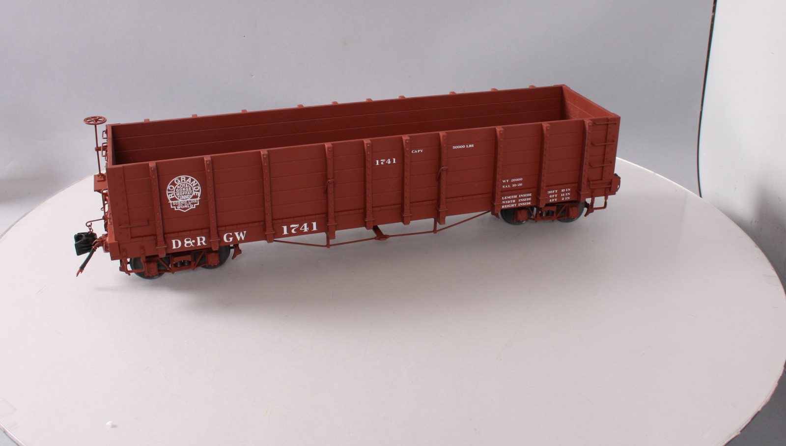 AMS 1741 1:20.3 Scale D&RGW High Side Gondola Car #1741 MT/Box