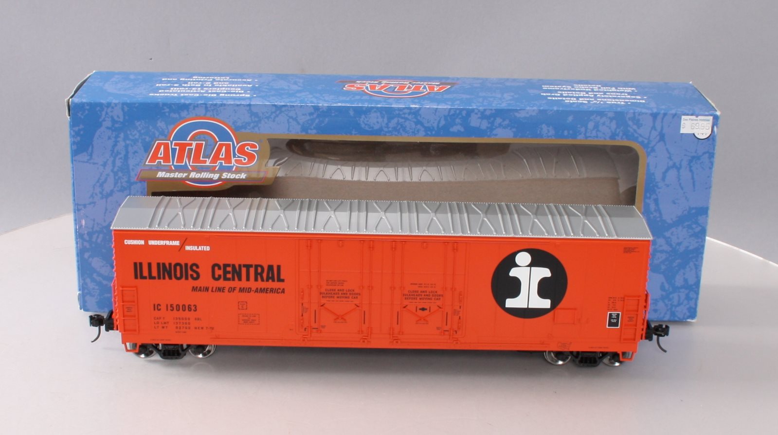 Atlas 3002319-2 O Scale IC Double Plug Door Boxcar #150063 [2-Rail] LN/Box