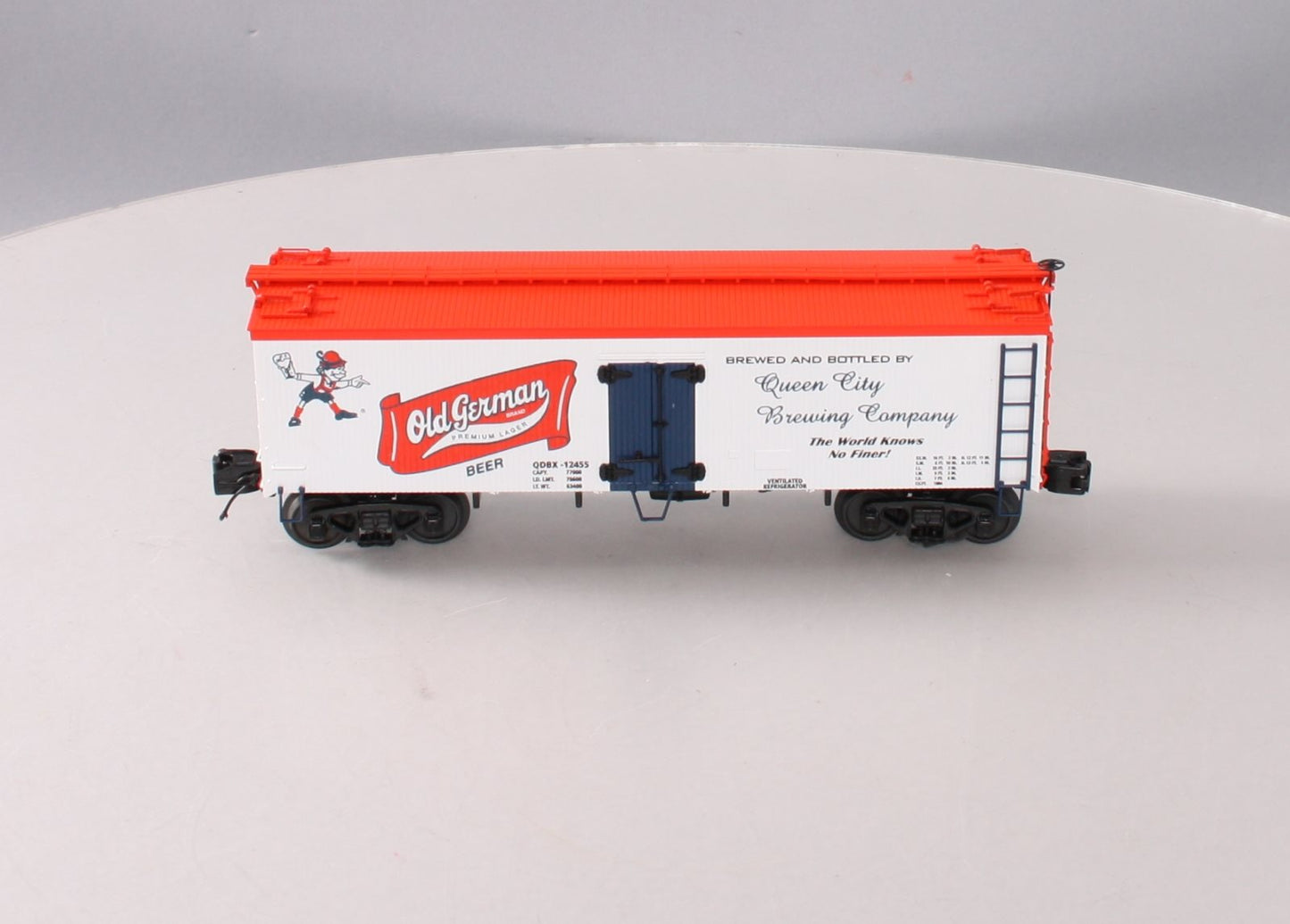 MTH 20-5636C O Gauge Old German 36' Woodsided Reefer Car EX/Box