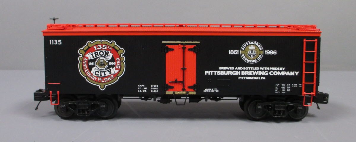 MTH 20-5636A O Gauge Iron City 36' Woodsided Reefer Car EX/Box