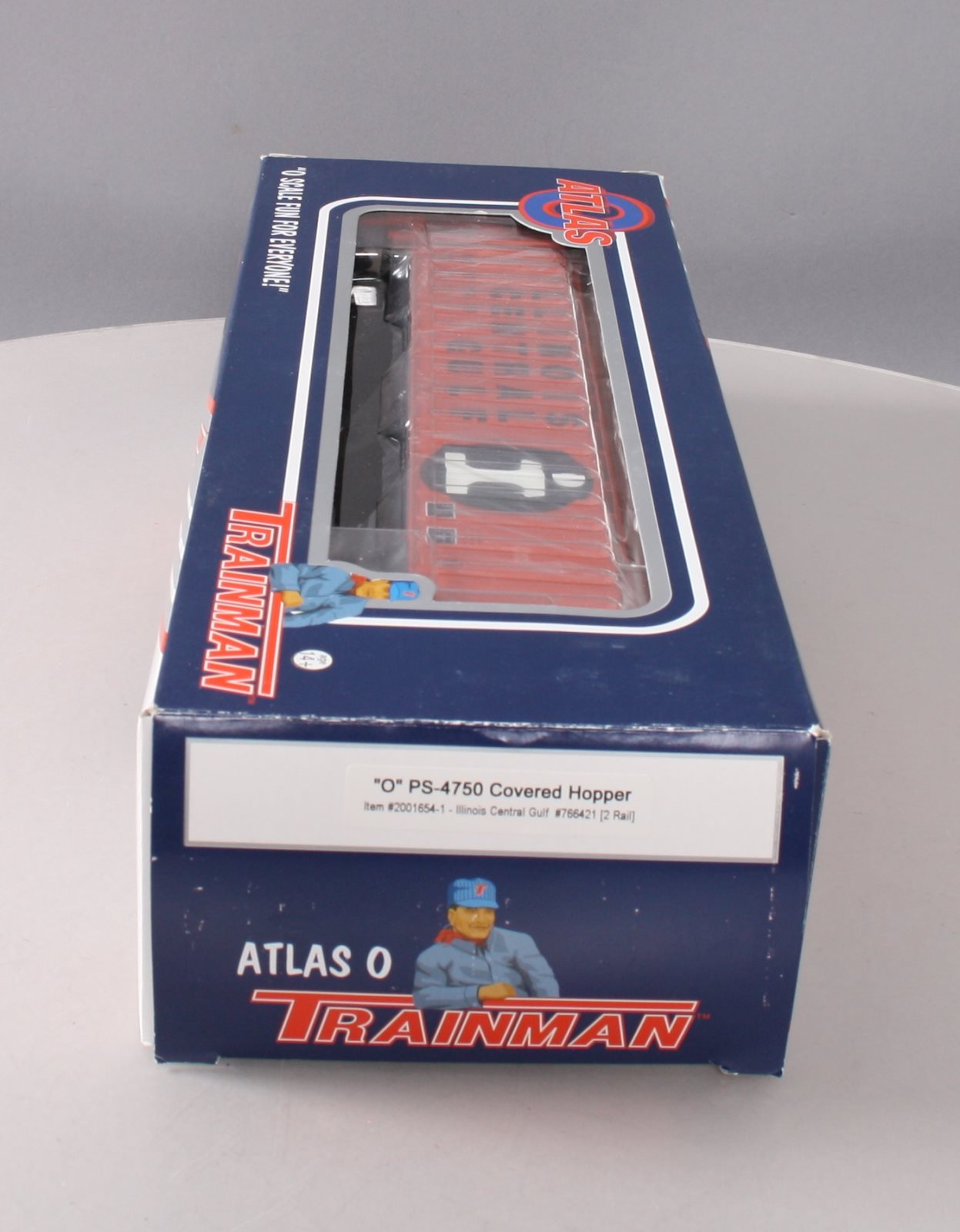 Atlas 2001654-1 O Scale Illinois Central Gulf PS-4750 Hopper #766421 (2-Rail) LN/Box