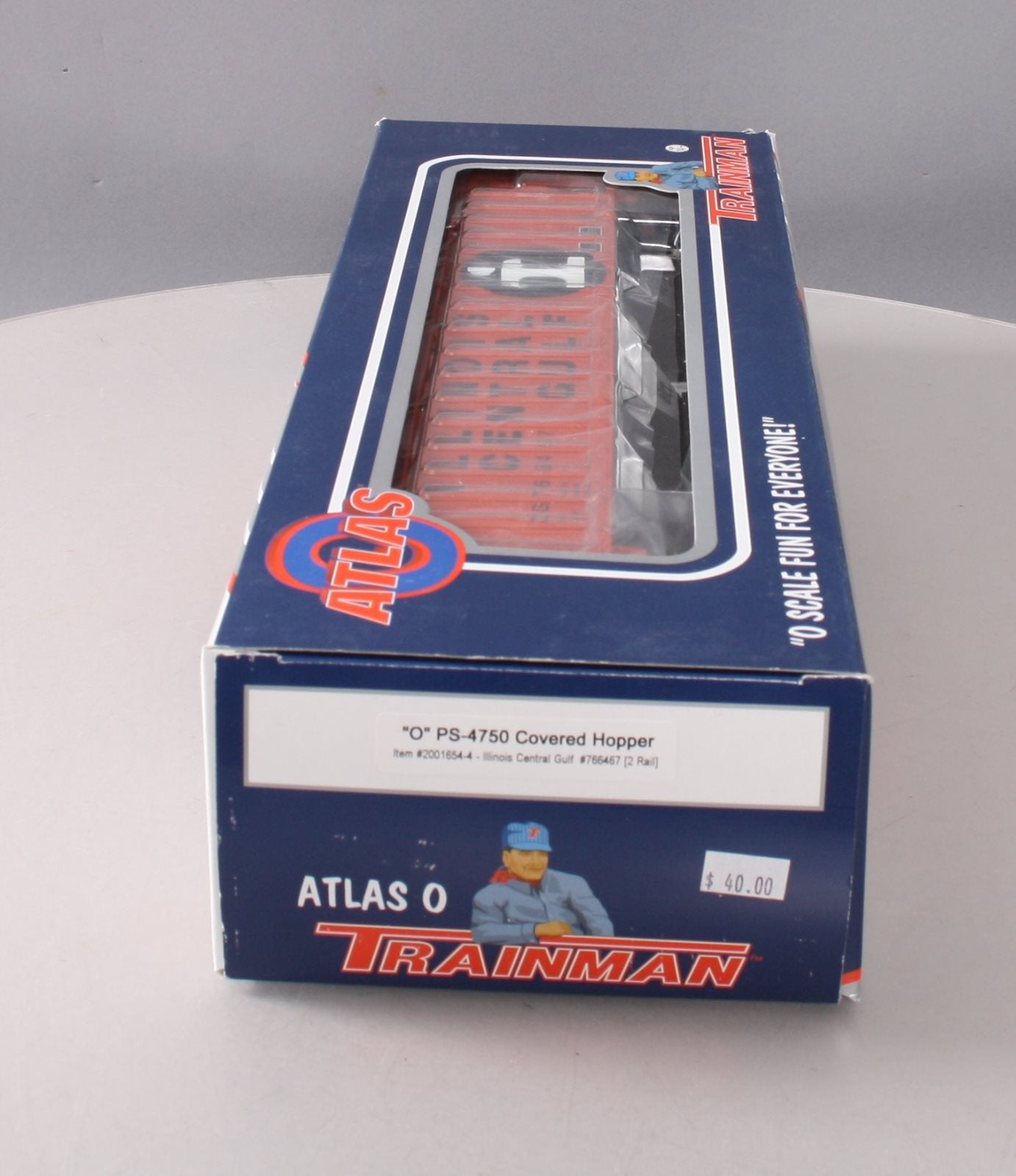 Atlas 2001654-4 O ICG PS-4750 Covered Hopper #766467 (2-Rail) LN/Box