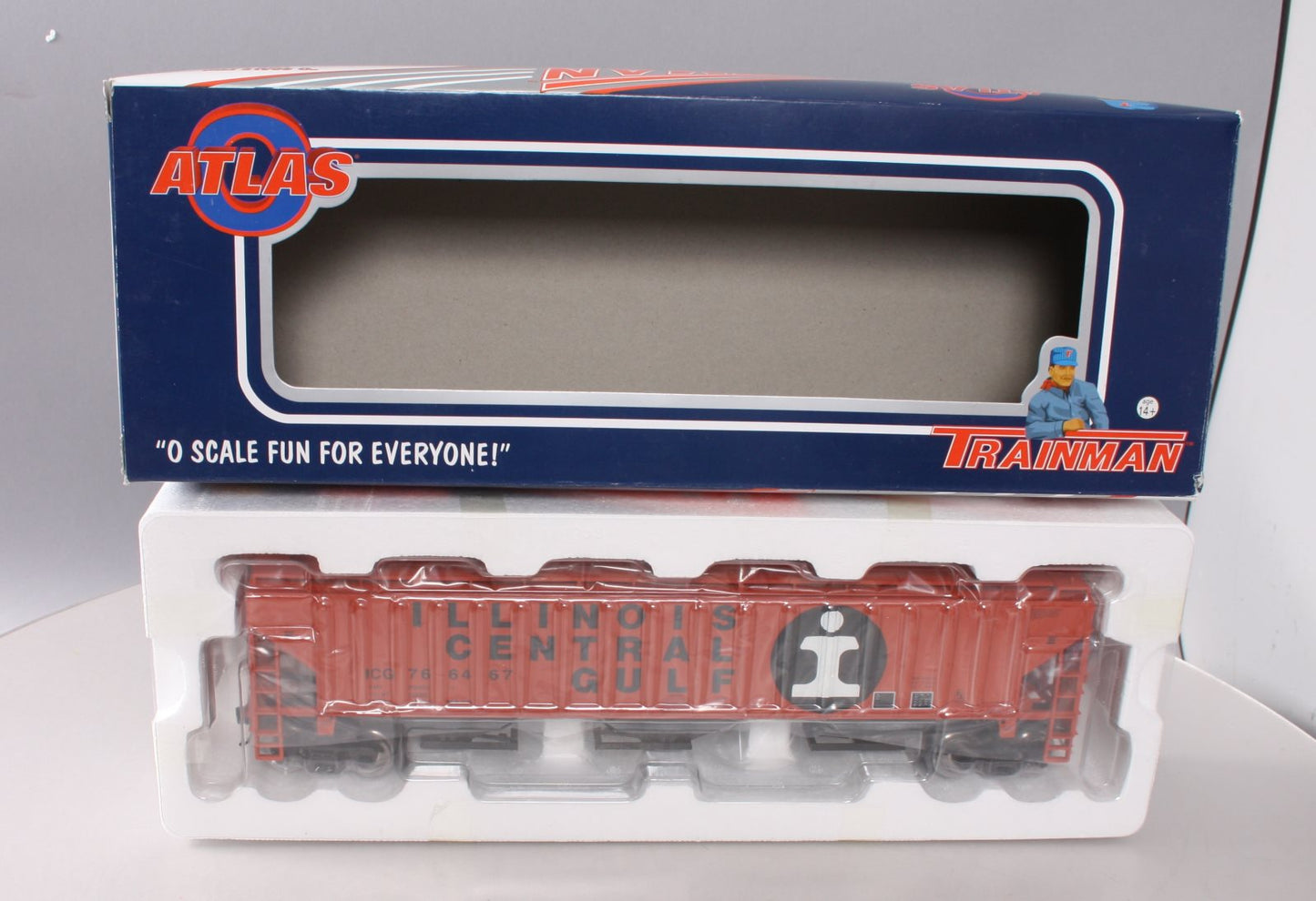 Atlas 2001654-4 O ICG PS-4750 Covered Hopper #766467 (2-Rail) LN/Box