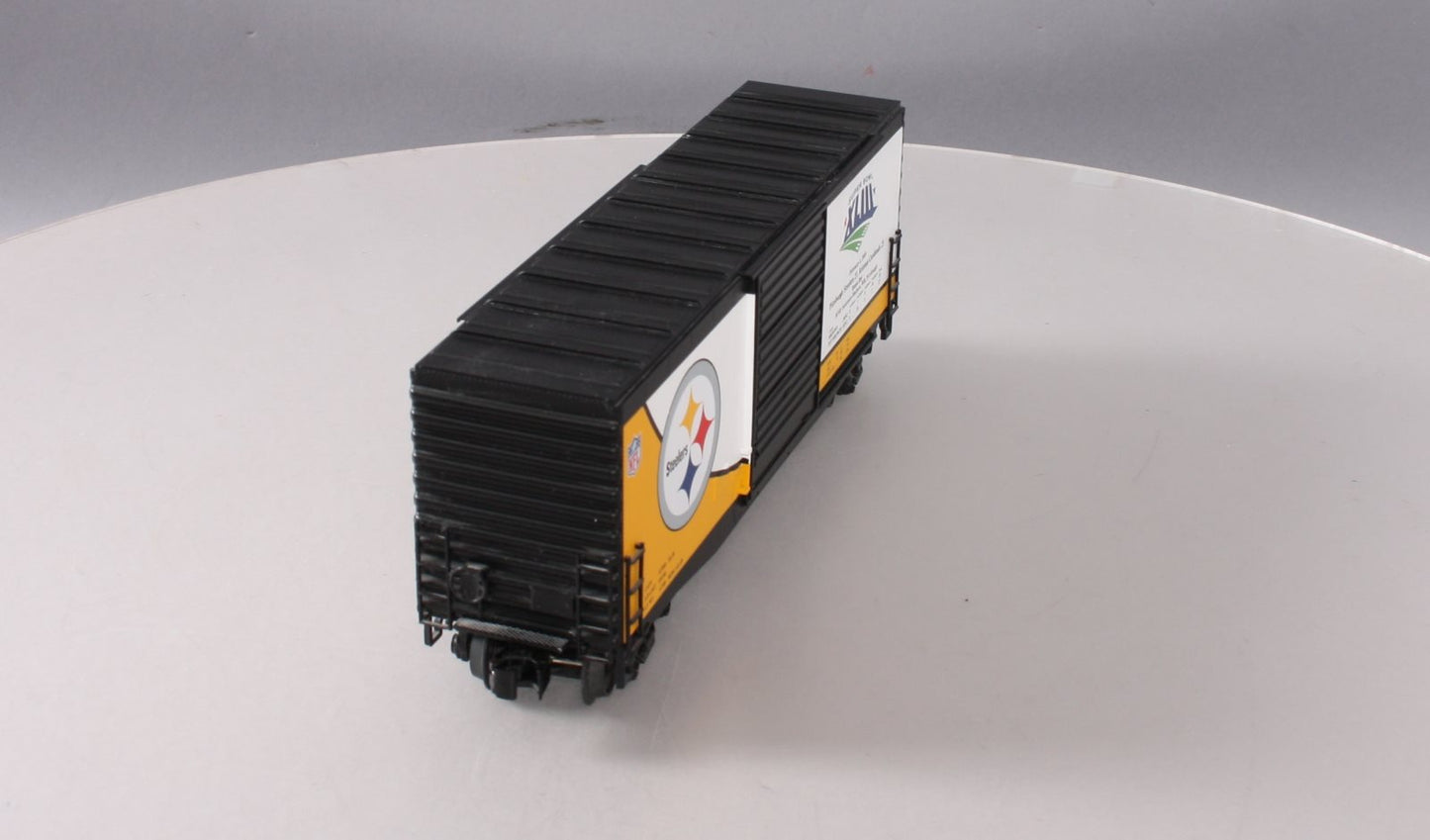 MTH 30-74560 "O" Gauge Pittsburgh Steelers 40'High Cube Boxcar LN/Box