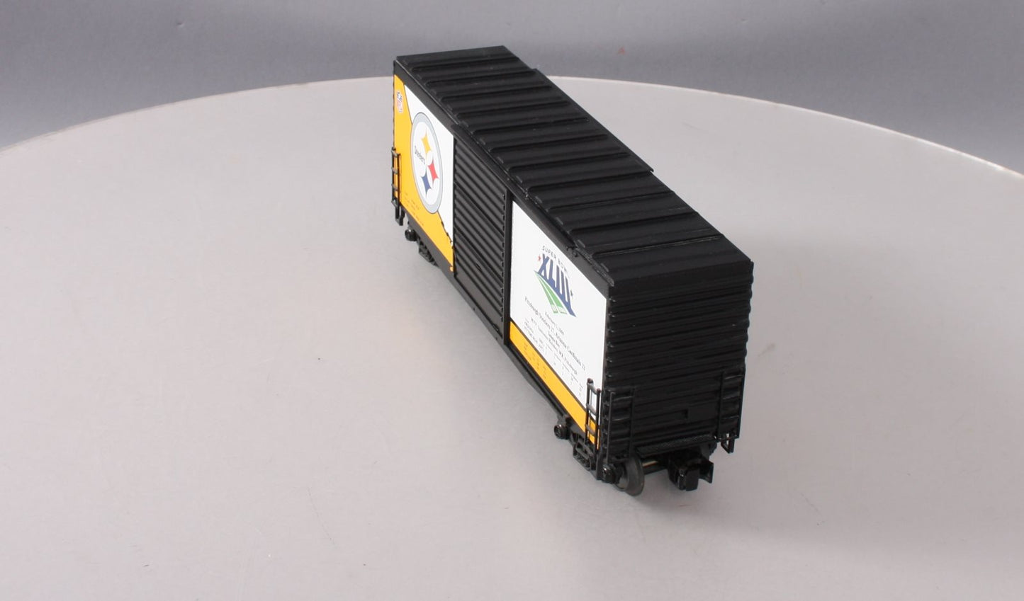 MTH 30-74560 "O" Gauge Pittsburgh Steelers 40'High Cube Boxcar LN/Box