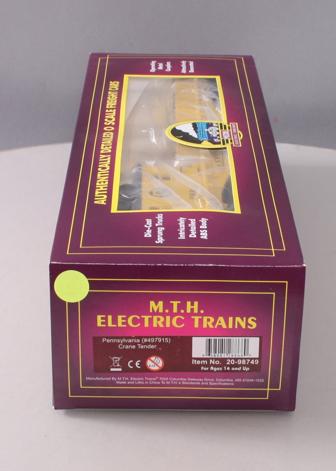 MTH 20-98749 O Pennsylvania Crane Tender #497910