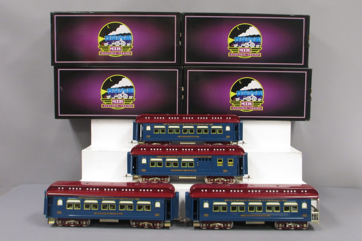 MTH 10-5100 STd. Gauge Ives National Limited 4-Car Passenger Set NIB
