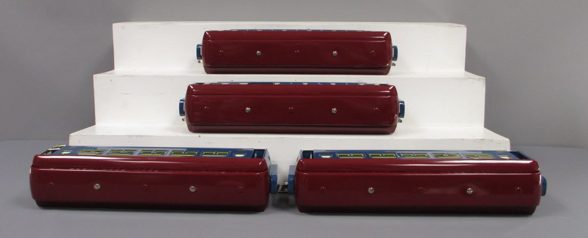 MTH 10-5100 STd. Gauge Ives National Limited 4-Car Passenger Set NIB