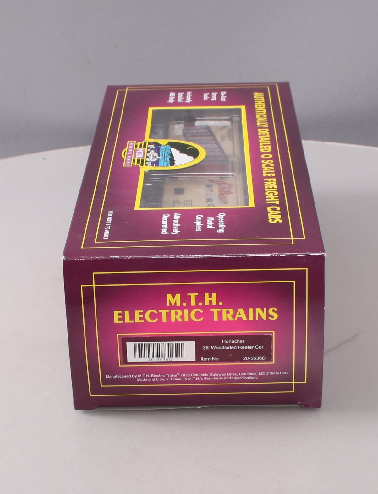 MTH 20-5636D Horlacher 36' Woodsided Reefer Car EX/Box
