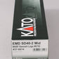 Kato 37-6614 HO BNSF Swoosh Logo SD40-2 Diesel Locomotive #6752 LN/Box