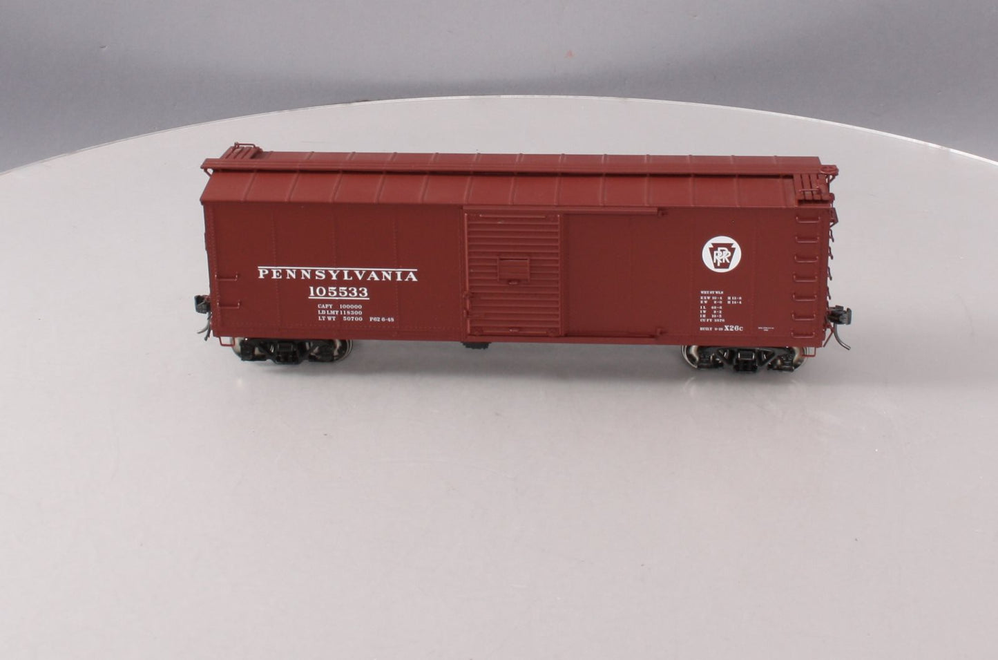 Atlas 7484-3 O Scale Pennsylvania Steel Re-Built USRA Box Car #105533 (2 Rail) LN/Box