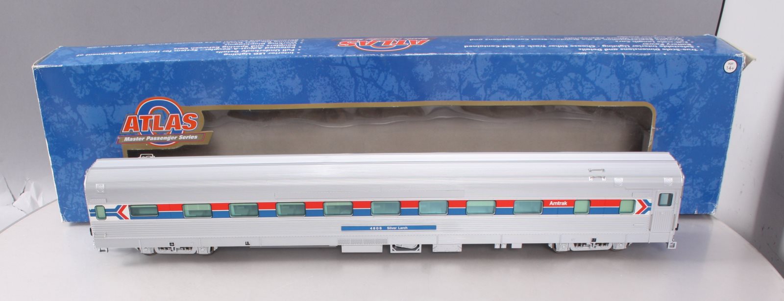 Atlas 30021891 O Amtrak 16-Section Sleeper Silver Larch #4806 (2-Rail)