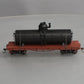 Bachmann 27199 On30 Black Painted & Unlettered Tank Car w/Flat Frame
