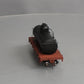 Bachmann 27199 On30 Black Painted & Unlettered Tank Car w/Flat Frame