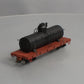 Bachmann 27199 On30 Black Painted & Unlettered Tank Car w/Flat Frame