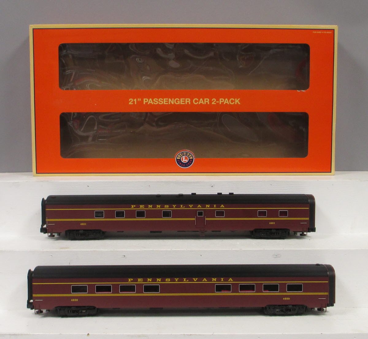 Lionel 6-83002 O Gauge Pennsylvania BLI StationSounds 2-Unit Diner Cars NIB