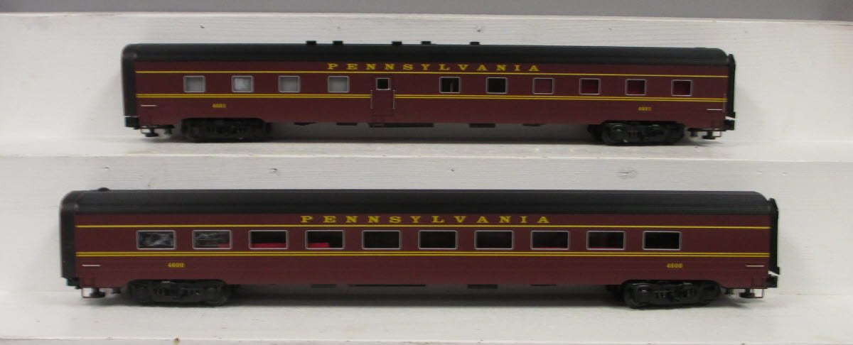 Lionel 6-83002 O Gauge Pennsylvania BLI StationSounds 2-Unit Diner Cars NIB