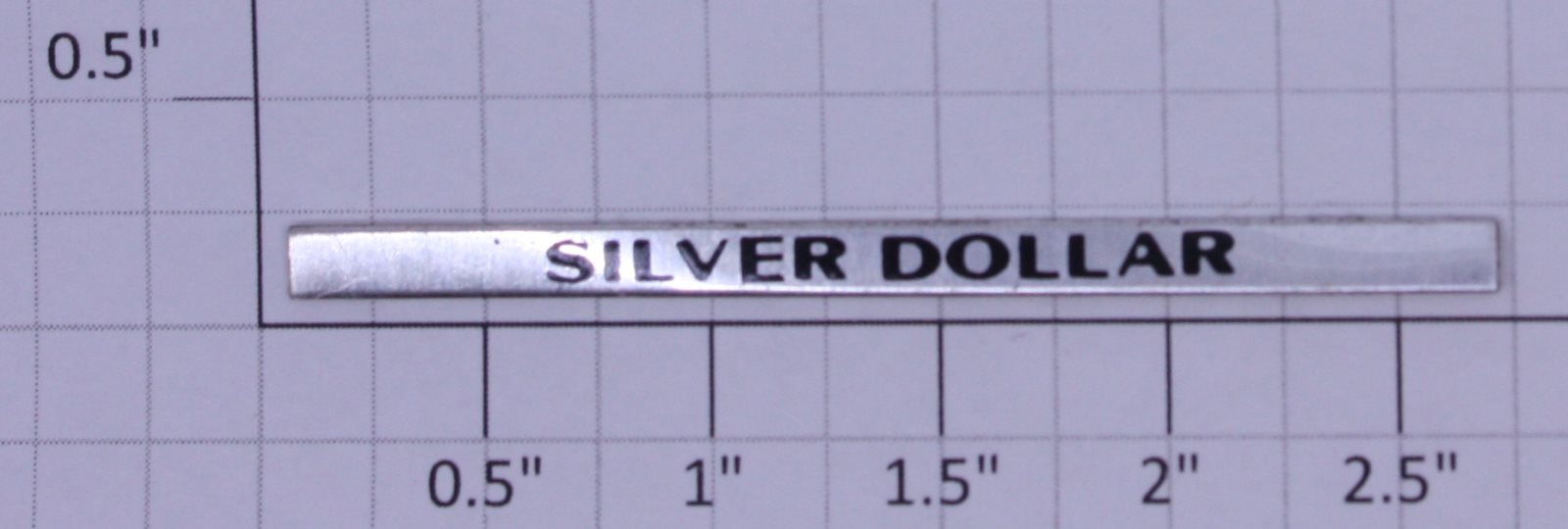 Lionel 1104-11X Silver Dollar Nameplate