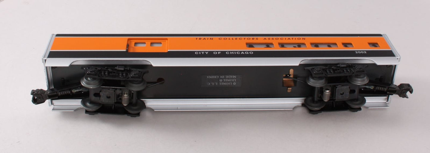 Lionel 6-52250 O Gauge TCA City of Chicago Aluminum Combination Car #2002 LN/Box