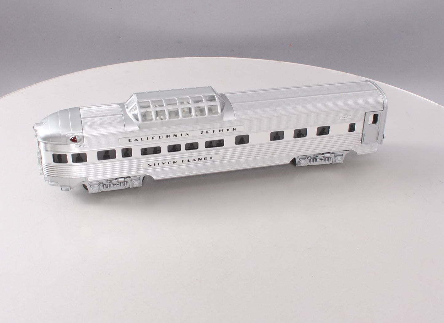 Lionel 6-29138 O Western Pacific California Zephyr "Silver Planet" Vista Dome LN/Box