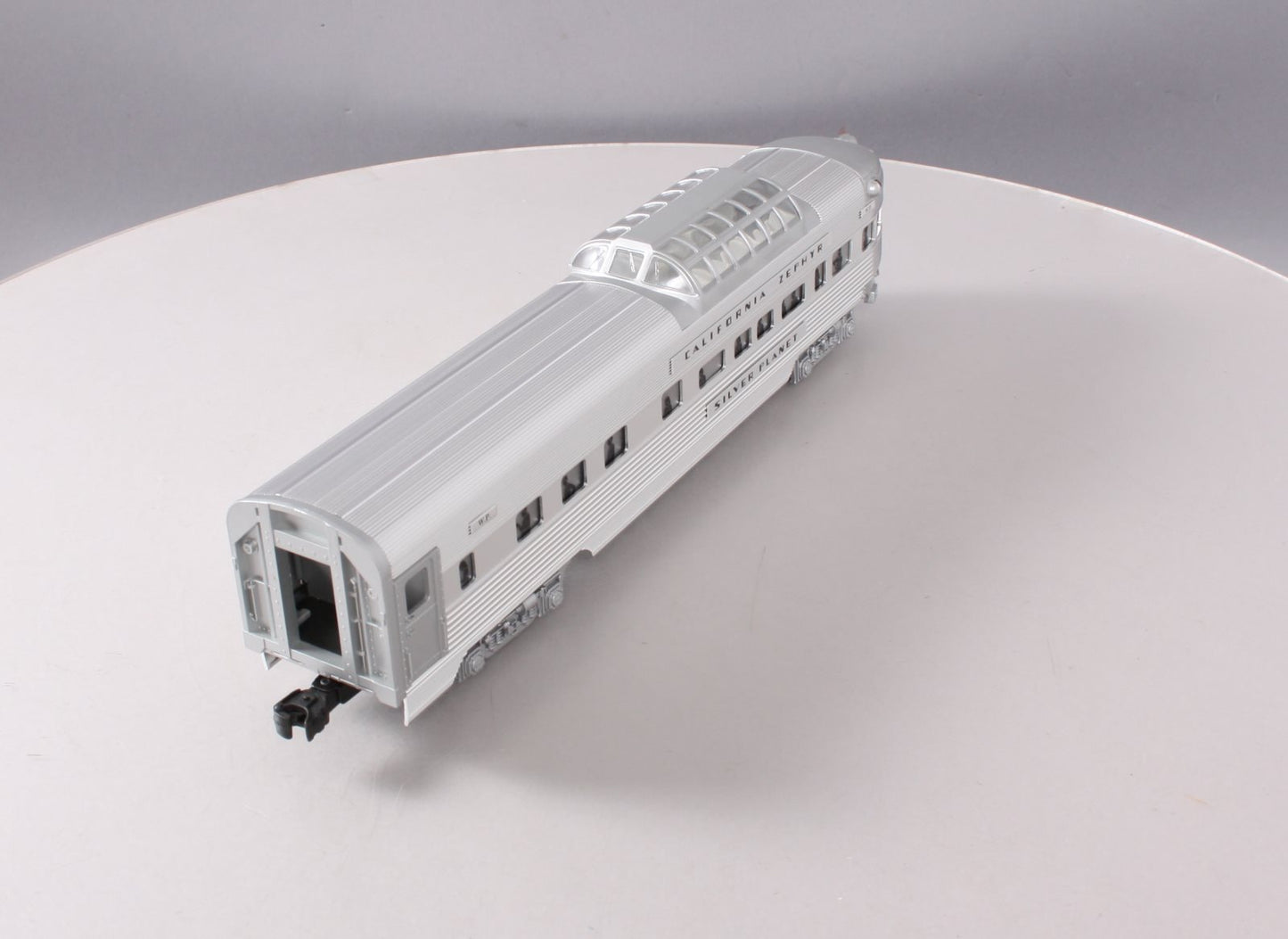 Lionel 6-29138 O Western Pacific California Zephyr "Silver Planet" Vista Dome LN/Box