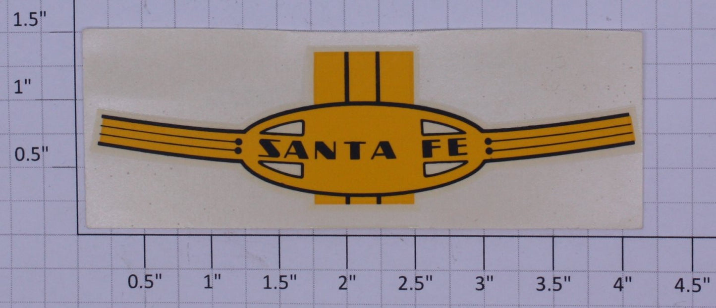 Lionel 2333-26 Santa Fe Water Soluble Decal