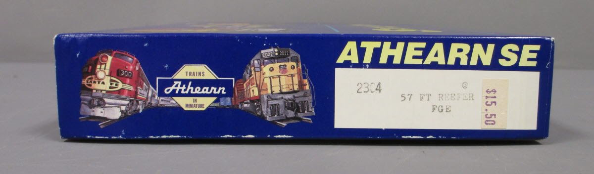 Athearn 2304 HO FGE 57' Reefer Cars Kit (Set of 2)