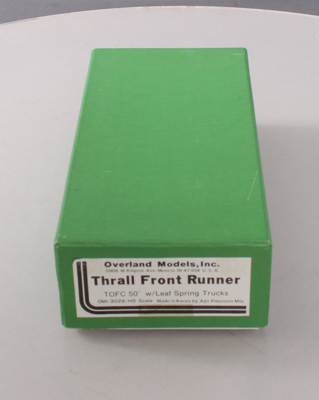 Overland 3026 HO BRASS Thrall Front Runner - TOFC 50' w/Leaf Spring Trucks LN/Box