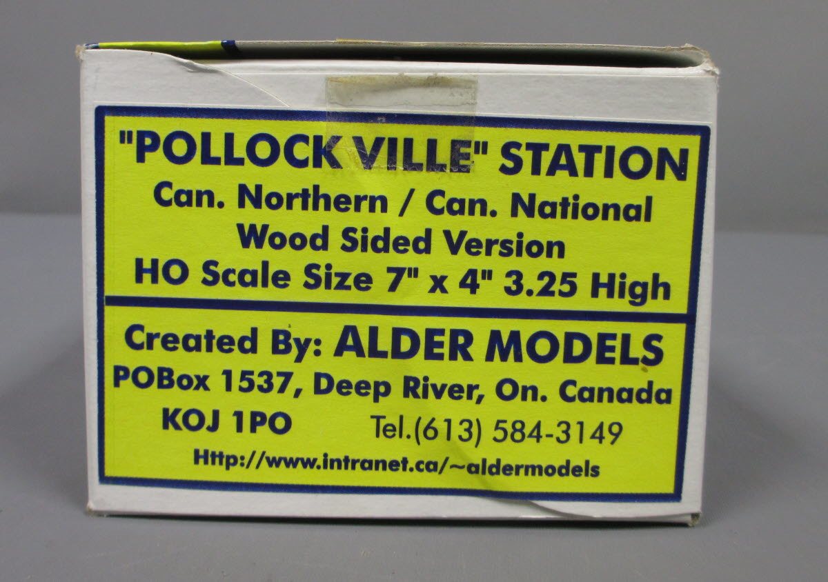 Alder Models HO Scale Pollockville Station Building Kit