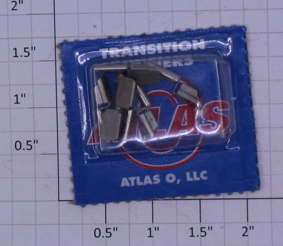 Atlas 6095 Atlas Track to O Gauge Tubular Track Transition Joiners (Pack of 6)