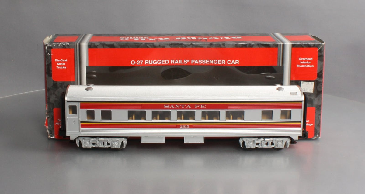 MTH 33-6010 O Scale Santa Fe O-27 Streamlined Coach Car NIB