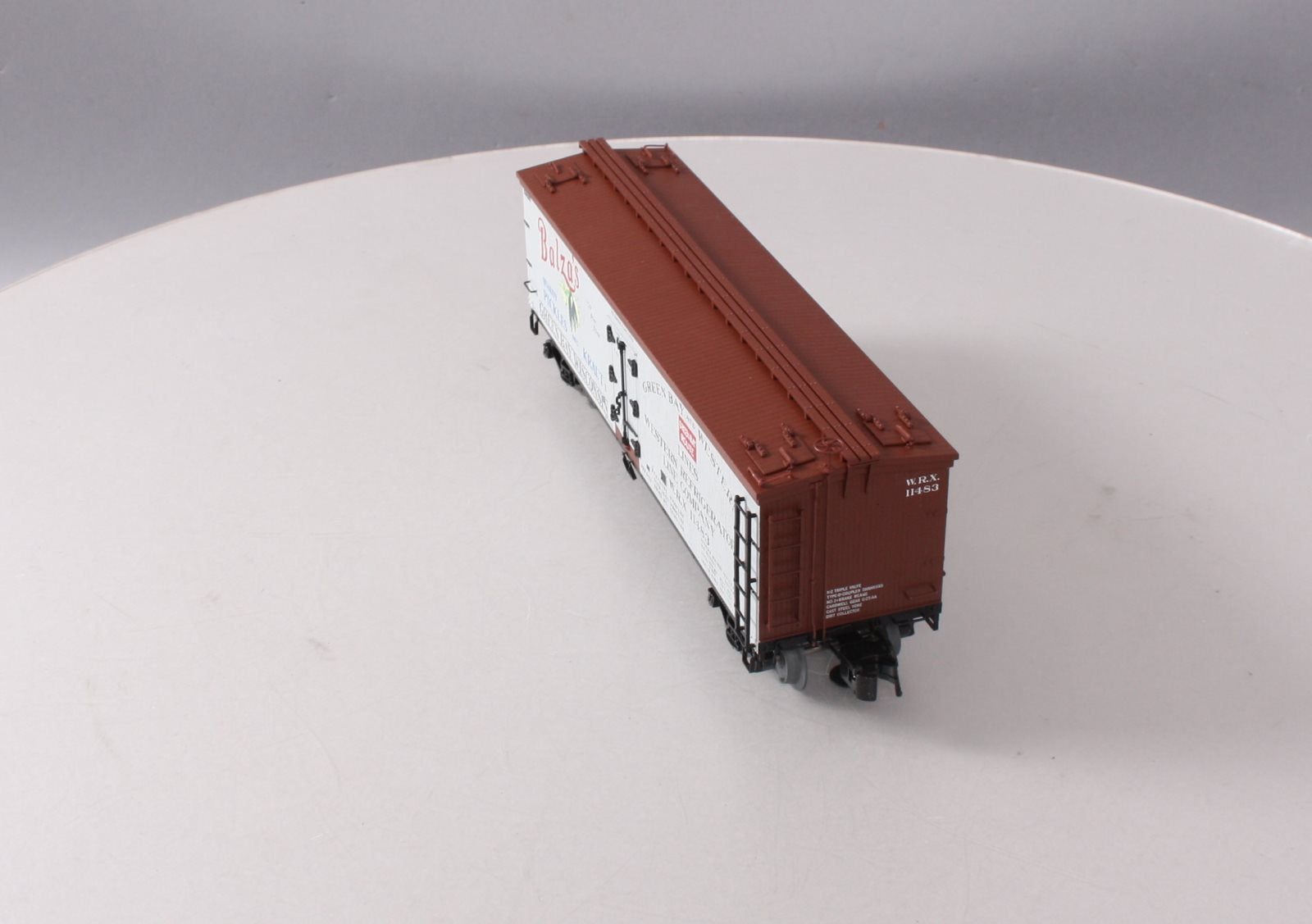 Atlas 8130-4 O Balza's Pickles 40' Wood Reefer Car #11483 (3 Rail) NIB
