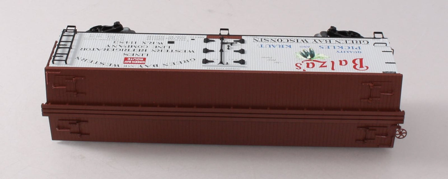 Atlas 8130-4 O Balza's Pickles 40' Wood Reefer Car #11483 (3 Rail) NIB