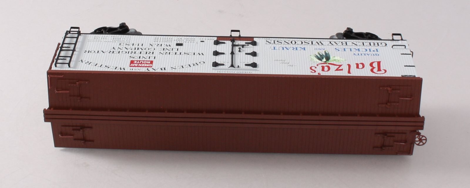 Atlas 8130-4 O Balza's Pickles 40' Wood Reefer Car #11483 (3 Rail) NIB