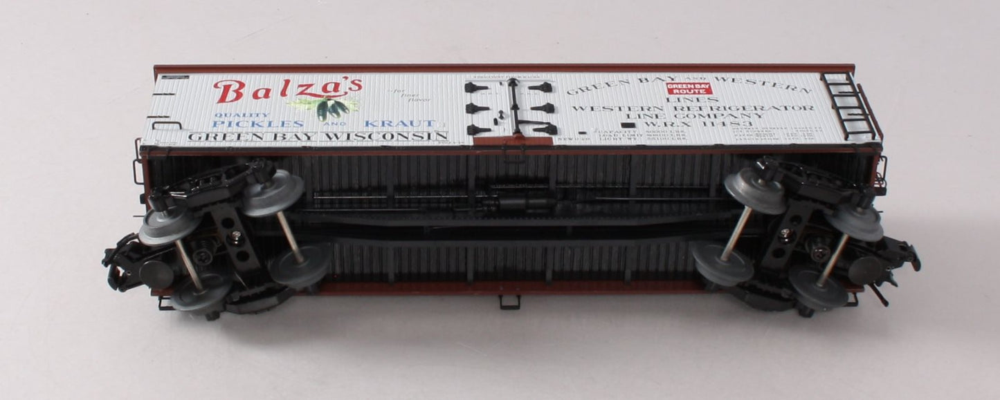 Atlas 8130-4 O Balza's Pickles 40' Wood Reefer Car #11483 (3 Rail) NIB