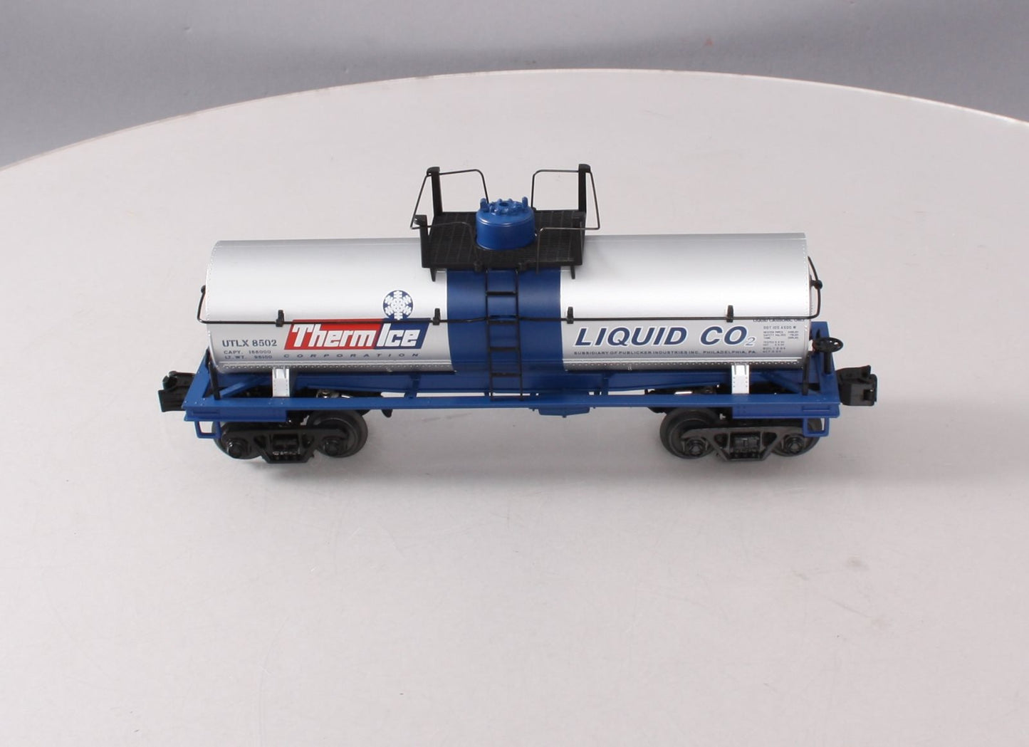MTH 30-73389 O Therm Ice Smoking Tank Car #8502