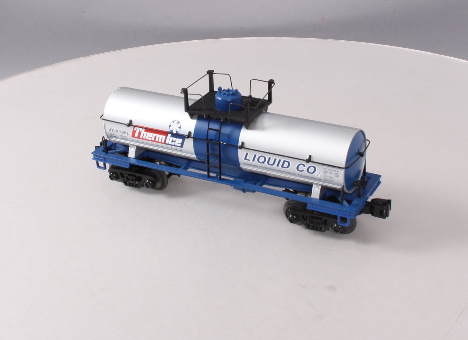 MTH 30-73389 O Therm Ice Smoking Tank Car #8502