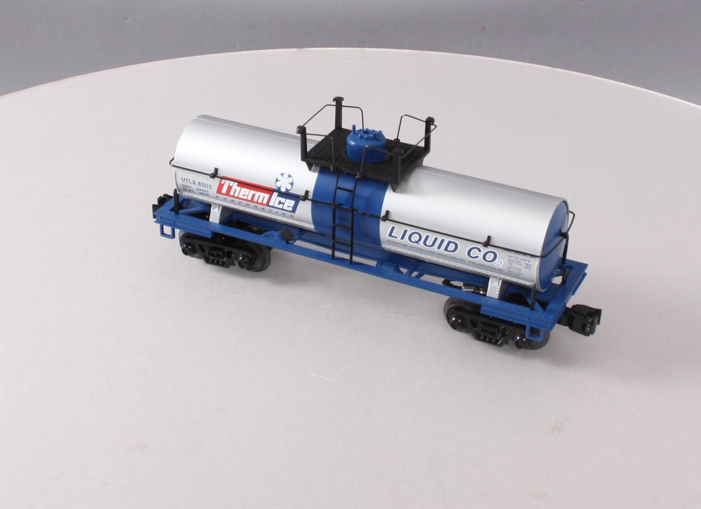 MTH 30-73389 O Therm Ice Smoking Tank Car #8502
