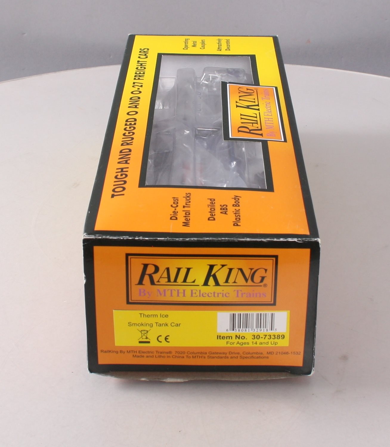 MTH 30-73389 O Therm Ice Smoking Tank Car #8502