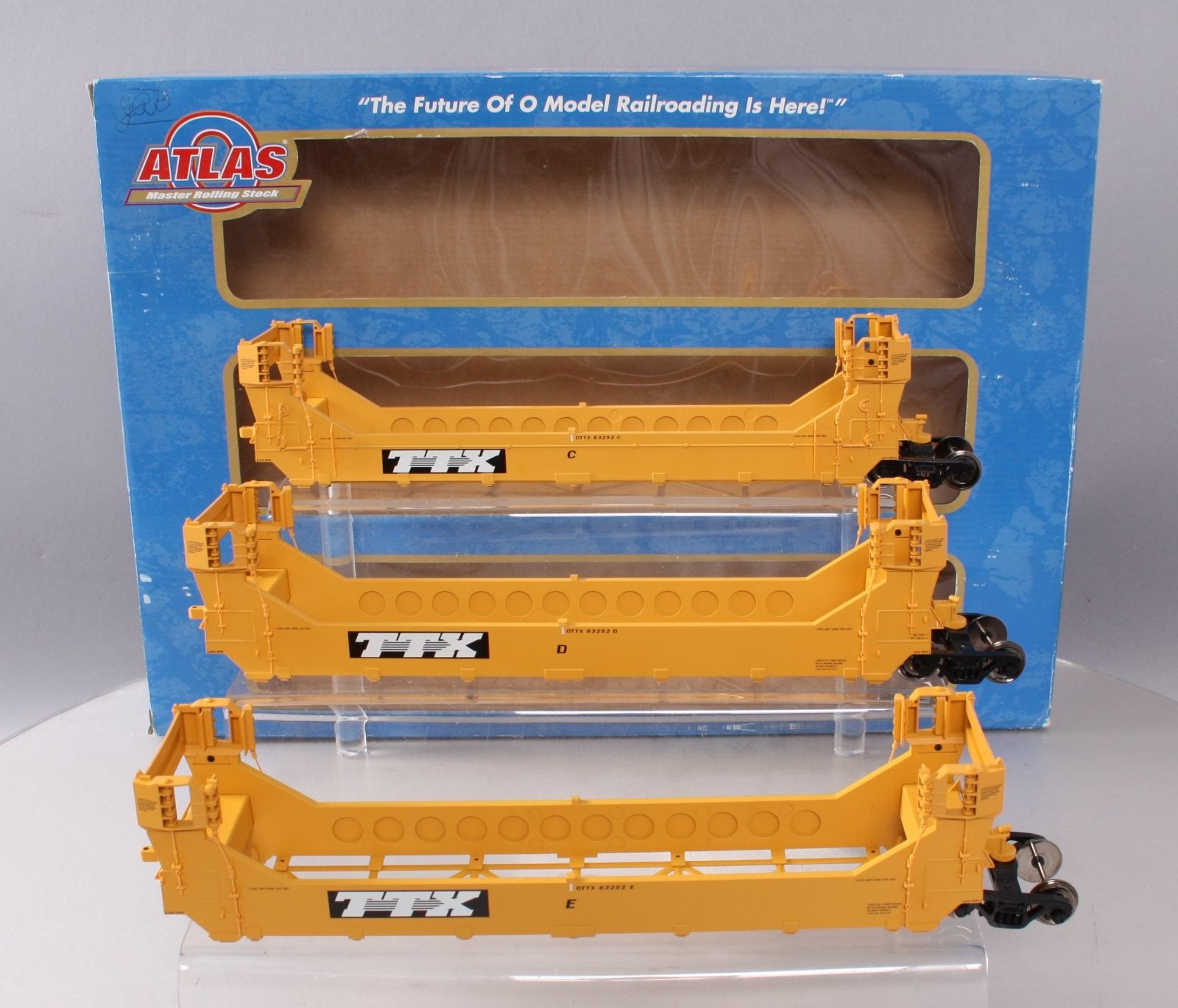 Atlas 9909-1-1 O TTX Gunderson Stack Car Set