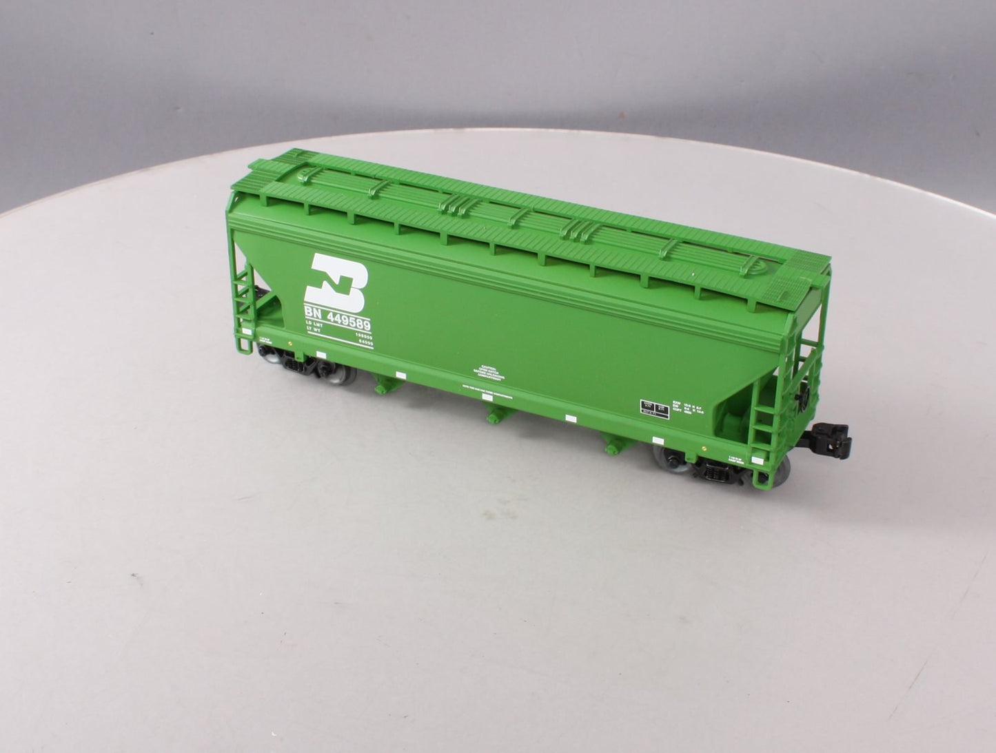 Lionel 3-18086 O Scale Burlington Northern 3-Bay Covered Hopper #449589 LN/Box