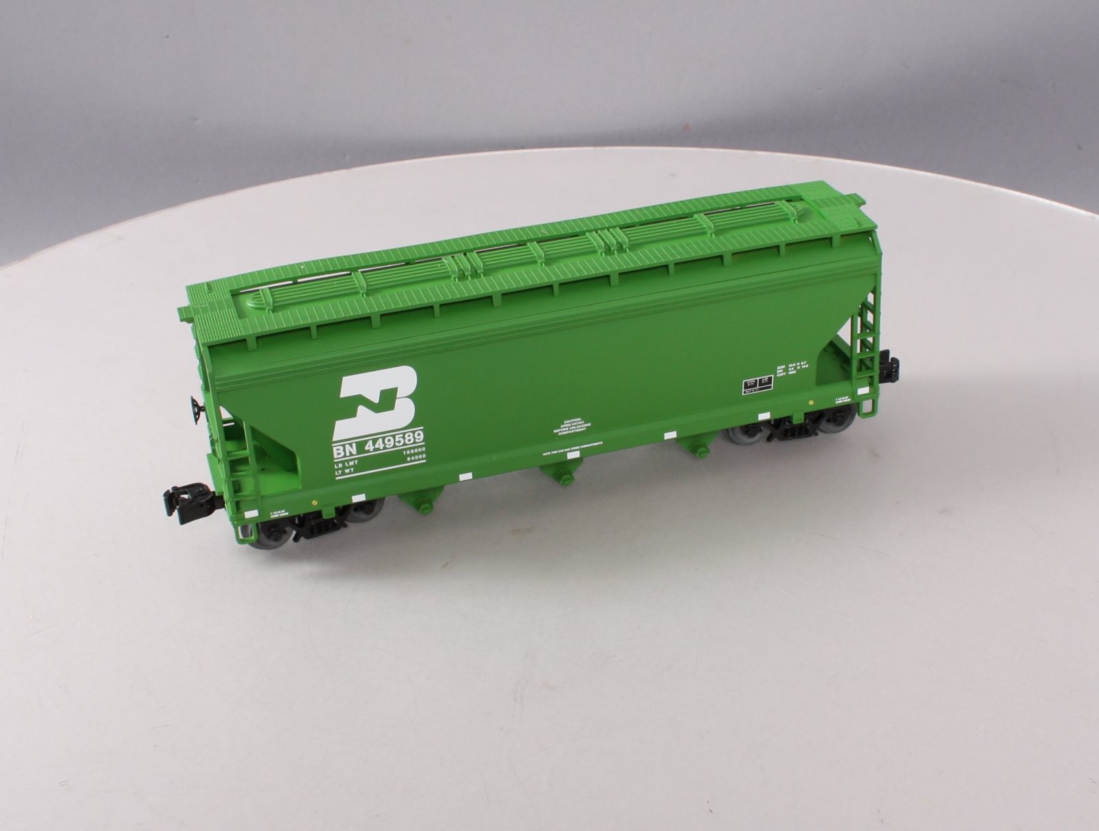 Lionel 3-18086 O Scale Burlington Northern 3-Bay Covered Hopper #449589 LN/Box