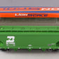 Lionel 3-18086 O Scale Burlington Northern 3-Bay Covered Hopper #449589 LN/Box