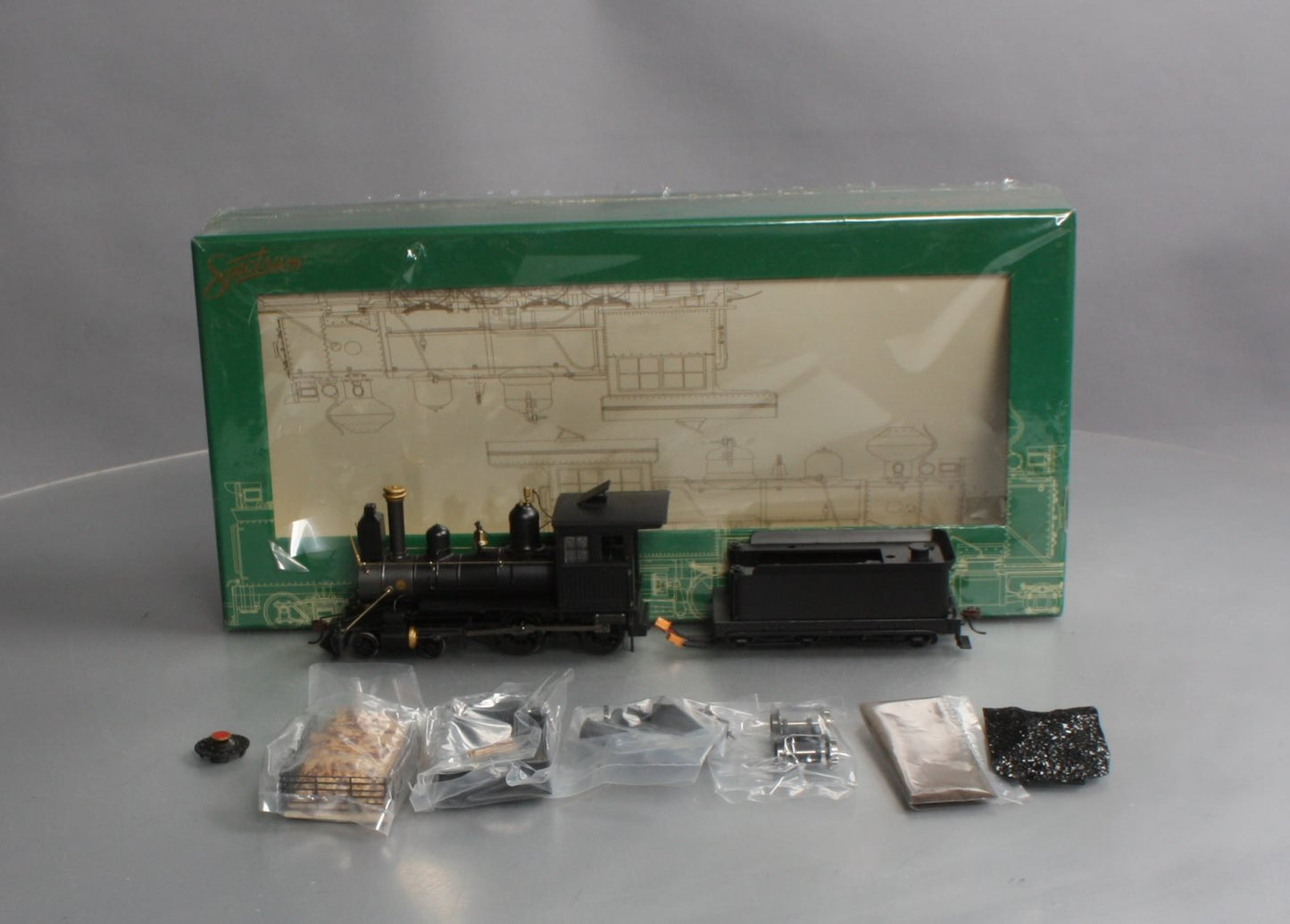 Bachmann 28301 On30 Undecorated 4-4-0 American Wood Cab Steam Locomotive