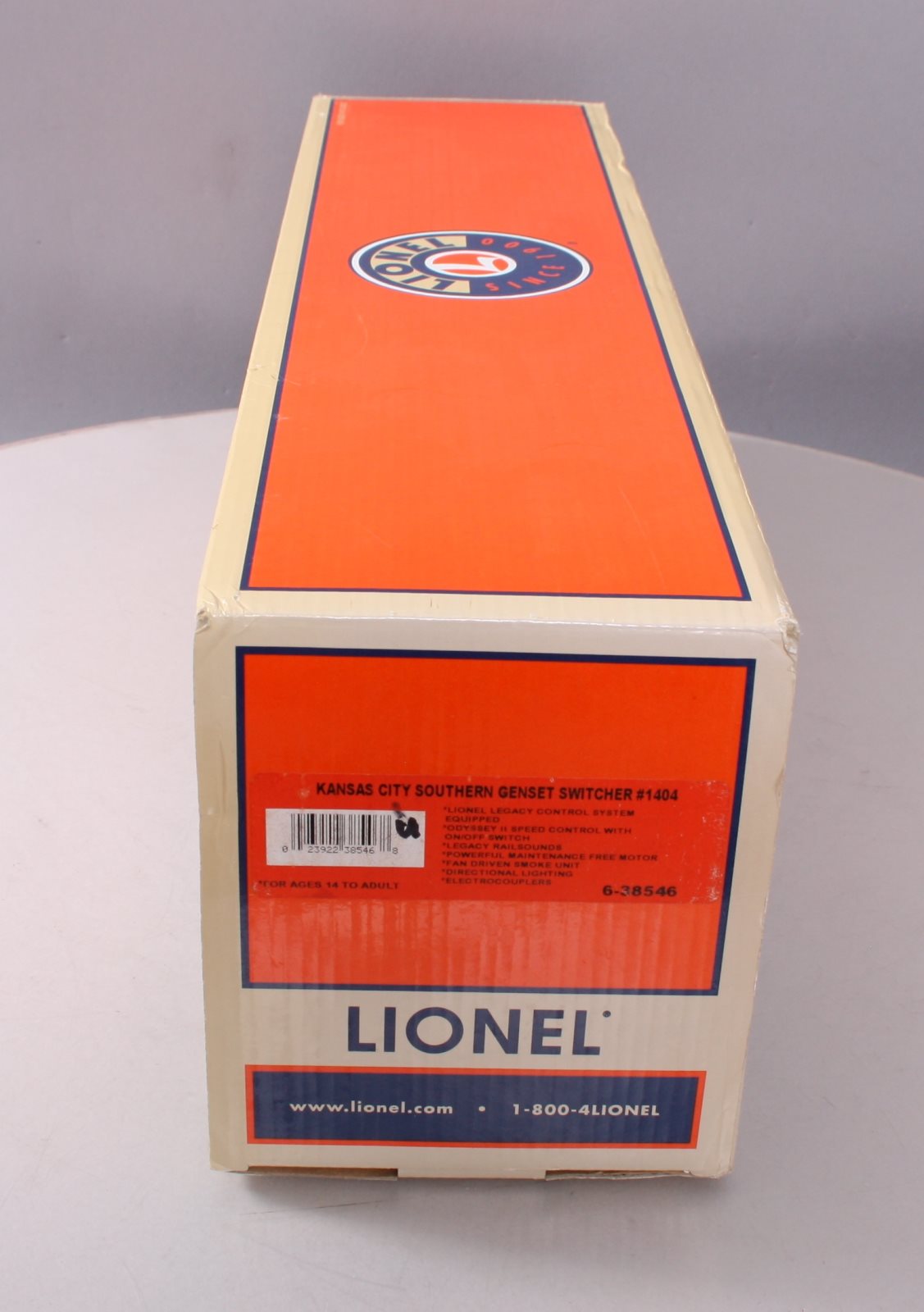Lionel 6-38546 KCS Kansas City Southern Legacy Genset Diesel Switcher #1404