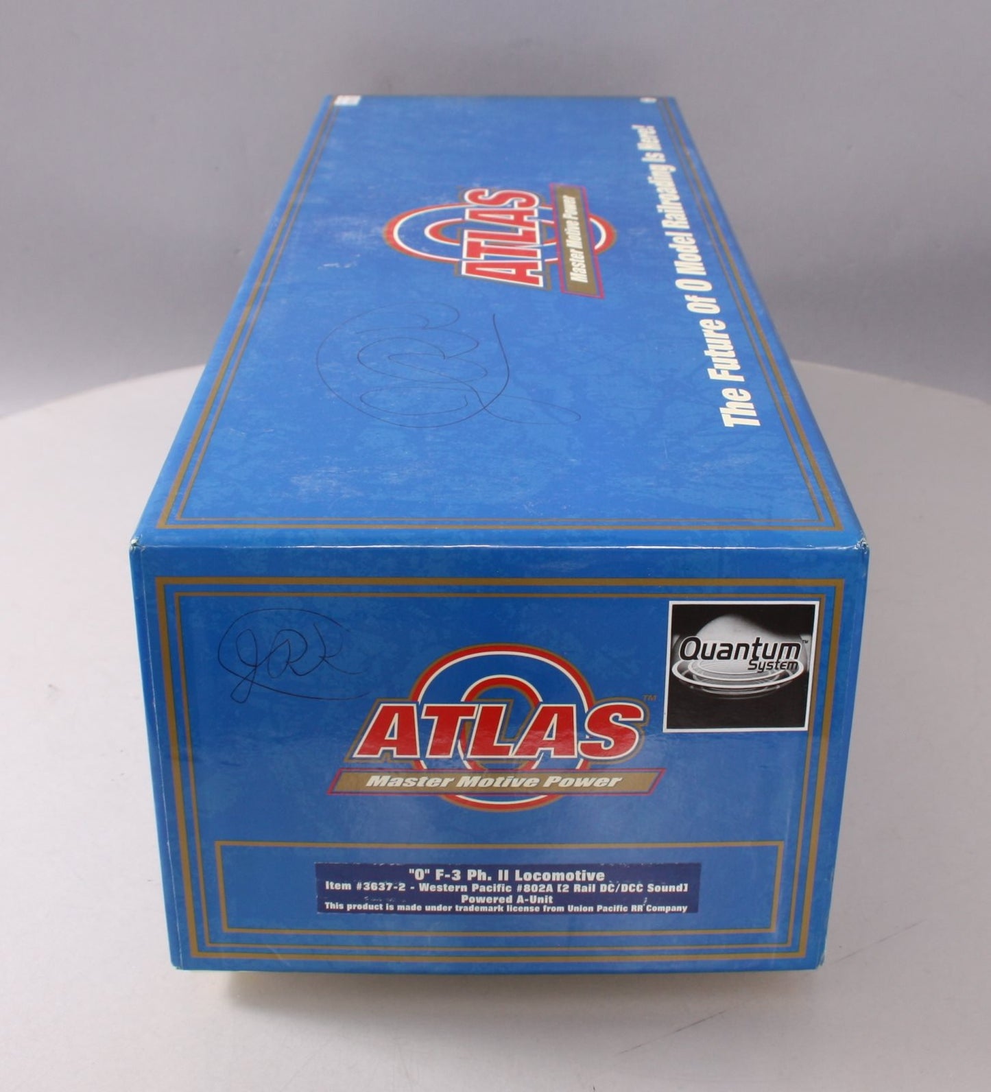 Atlas 3637-2 O Scale WP F-3A Phase II Powered Diesel Locomotive #802A (2 Rail) MT/Box