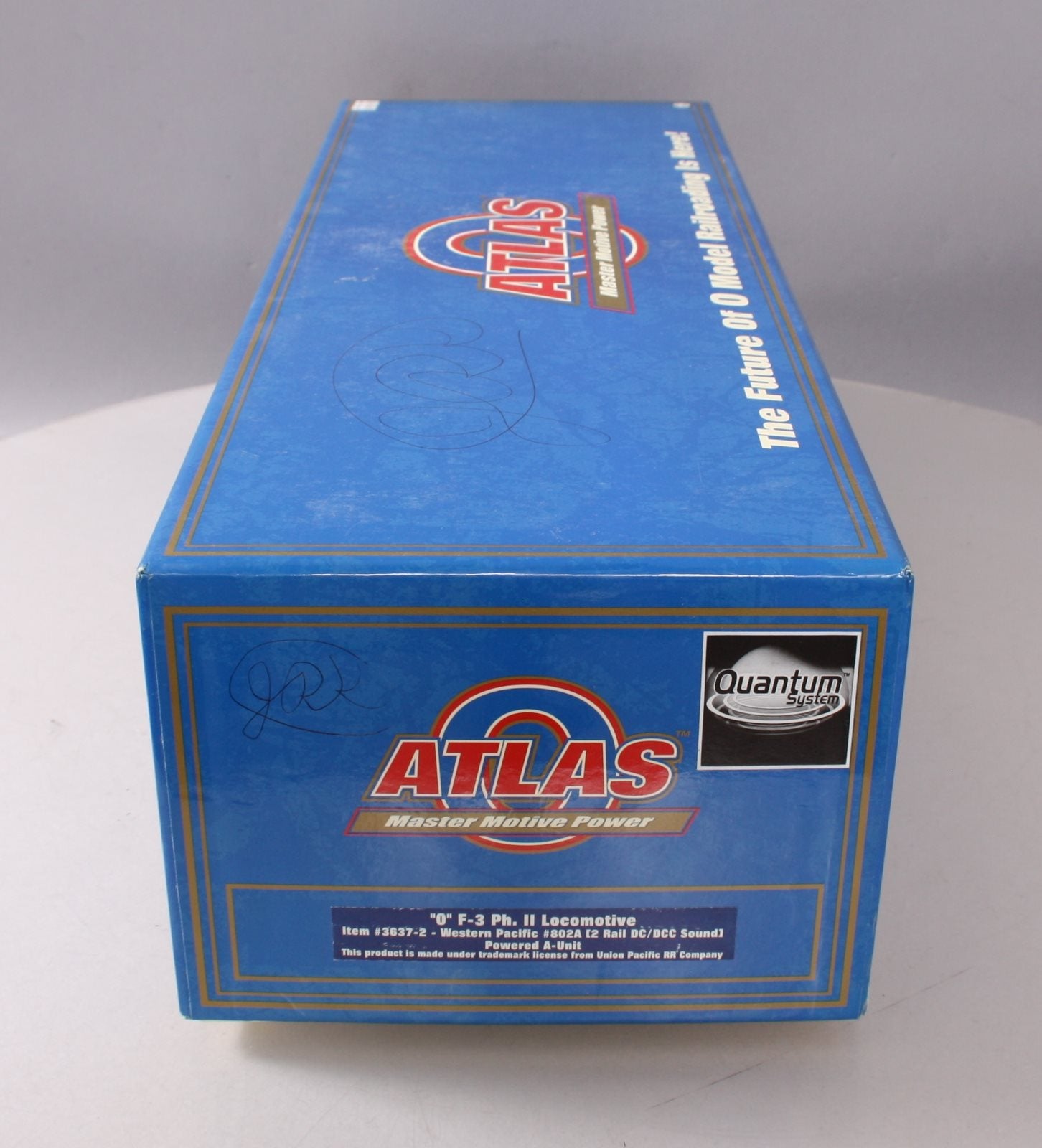Atlas 3637-2 O Scale WP F-3A Phase II Powered Diesel Locomotive #802A (2 Rail) MT/Box