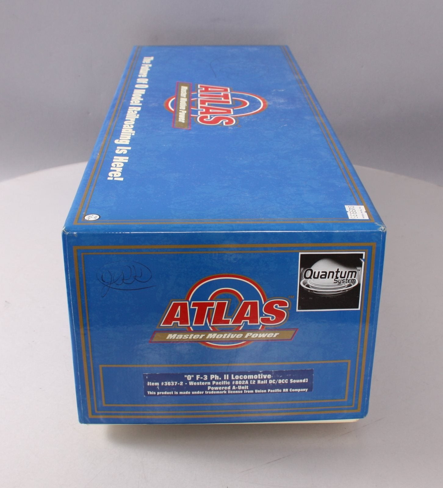 Atlas 3637-2 O Scale WP F-3A Phase II Powered Diesel Locomotive #802A (2 Rail) MT/Box