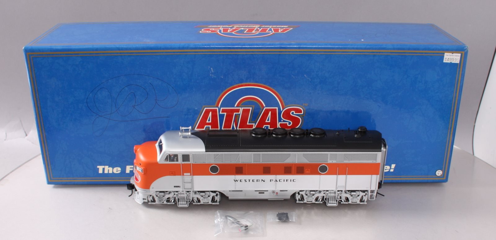 Atlas 3637-2 O Scale WP F-3A Phase II Powered Diesel Locomotive #802A (2 Rail) MT/Box