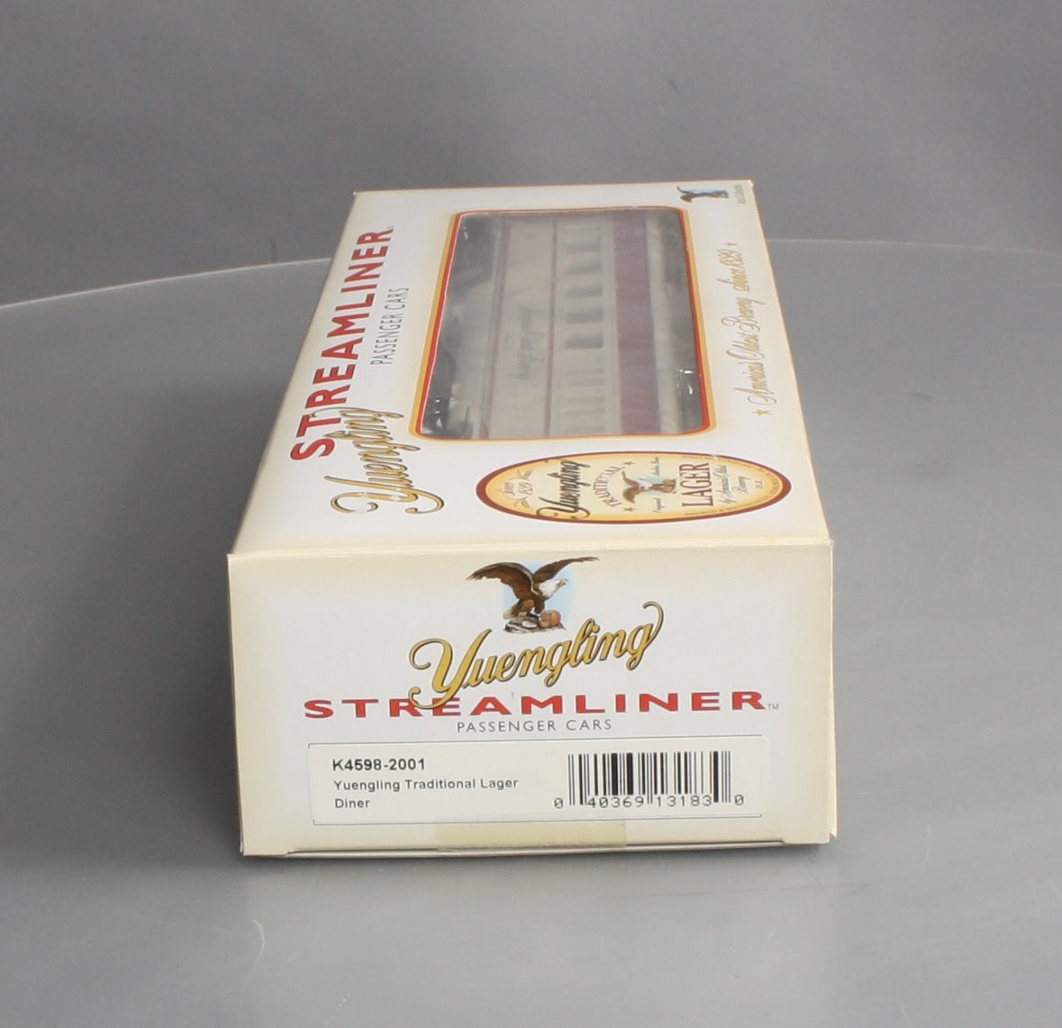 K-Line K4598-2001 O Yuengling Traditional Lager Streamliner Diner Car #2001 LN/Box